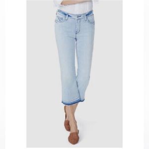 NYDJ Platinum Series Cropped Jeans with Raw hem
